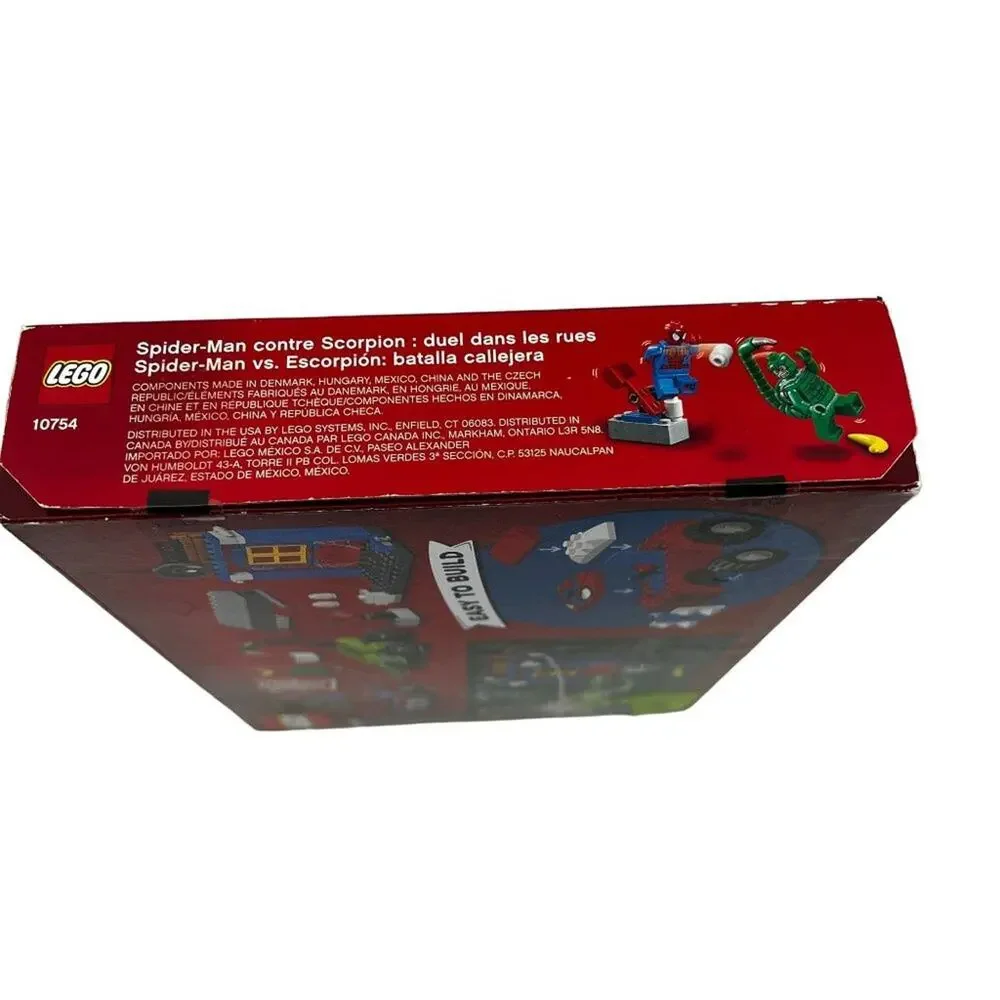 LEGO 4+ Spider-Man Vs. Scorpion Street Showdown 10754